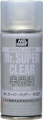 Mr. Hobby Mr. Super Clear Semi-Gloss Spray 170ml lakka (puolihimmeä)