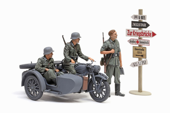 Tamiya 1/35 KS600 Motorcycle & Sidecar