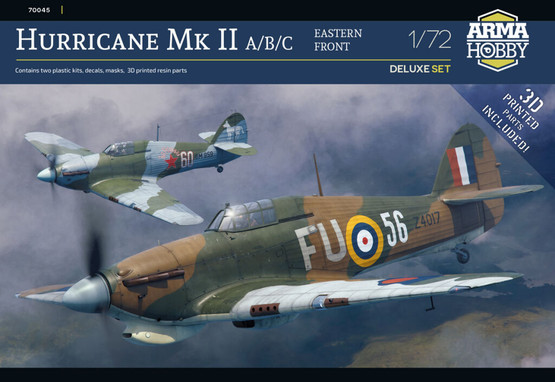 Arma Hobby 1/72 Hurricane Mk II A/B/C Eastern Front (Deluxe Set)