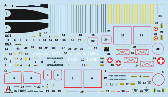 Italeri 1/72 AS332 Super Puma