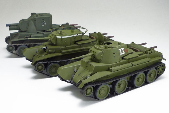 Tamiya 1/35 Russian Tank BT-7 Model 1937