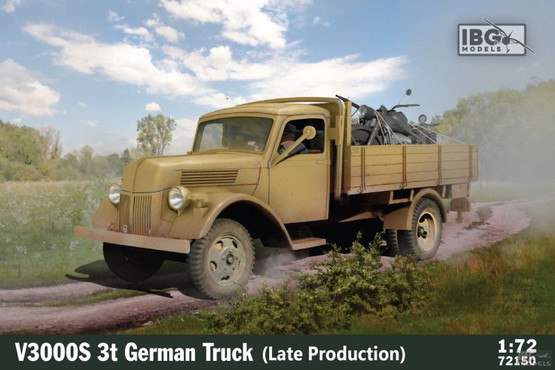 IBG Models 1/72 V3000S 3t German Truck (Late Production)