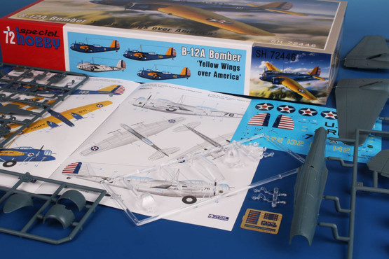 Special Hobby 1/72 B-12A Bomber 'Yellow Wings over America'