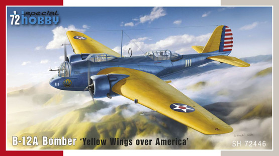 Special Hobby 1/72 B-12A Bomber 'Yellow Wings over America'