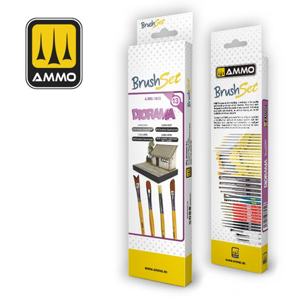 Ammo by Mig Diorama Brush Set - sivellinsetti