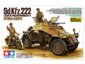 Tamiya 1/35 Sd.Kfz. 222 Leichter Panzerspähwagen (4x4) Afrika-Korps