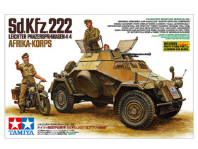 Tamiya 1/35 Sd.Kfz. 222 Leichter Panzerspähwagen (4x4) Afrika-Korps