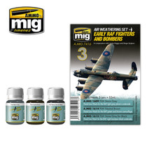 Ammo by Mig Air Weathering Set Early RAF Fighters and Bombers 3 x 35ml