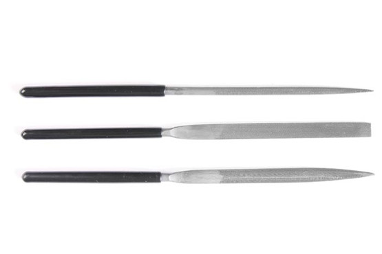 Tamiya Basic File Set (Medium Double-Cut) - Viilasetti, 3kpl