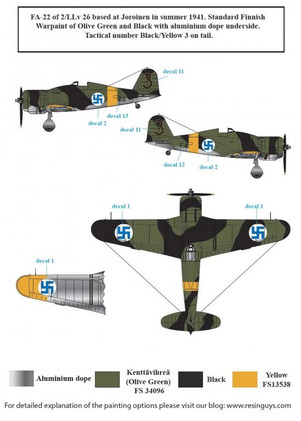 S.B.S model 1/48 Fiat G.50 in Finnish Service siirtokuvat