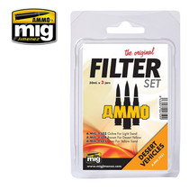 Ammo by Mig Filter Set Desert Vehicles 3 x 30ml