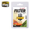 Ammo by Mig Filter Set Green Vehicles 3 x 30ml