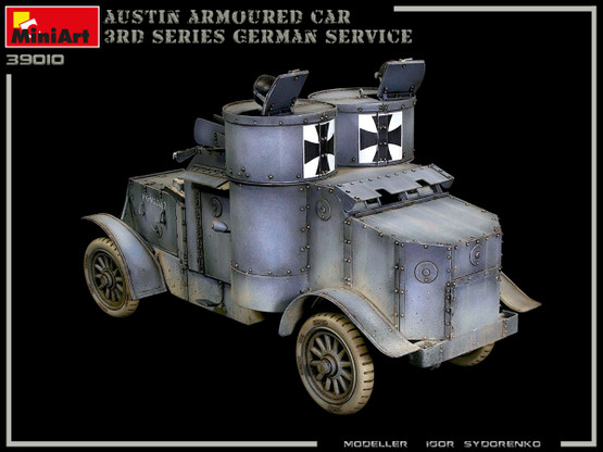 MiniArt 1/35 Austin Armoured Car 3rd Series German, Austro-Hungarian, Finnish Service