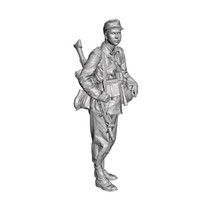3D Scale Model Universe 1/35 German Army (Heer) WW2 Mid-Late War MG-34 Machine Gunner