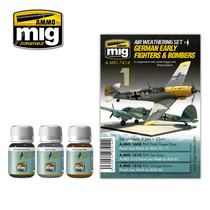 Ammo by Mig Air Weathering Set German Early Fighters & Bombers 3 x 35ml