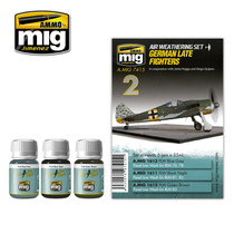 Ammo by Mig Air Weathering Set German Late Fighters 3 x 35ml