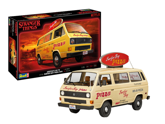 Revell 1/25 Stranger Things Argyle's VW T3 Surfer Boy Pizza Van