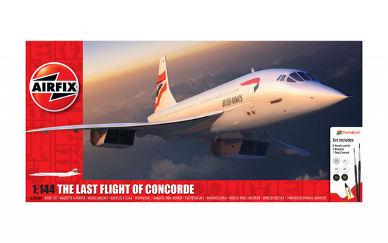 Airfix 1/144 The Last Flight Of Concorde aloituspakkaus