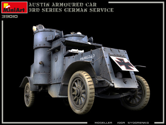 MiniArt 1/35 Austin Armoured Car 3rd Series German, Austro-Hungarian, Finnish Service