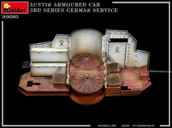 MiniArt 1/35 Austin Armoured Car 3rd Series German, Austro-Hungarian, Finnish Service
