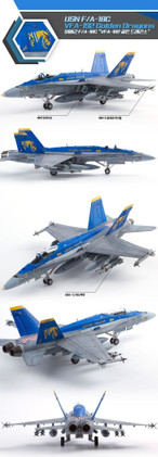 Academy 1/72 USN F/A-18C 
