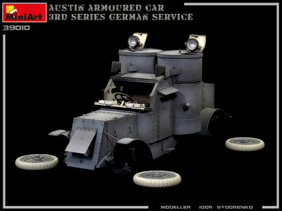 MiniArt 1/35 Austin Armoured Car 3rd Series German, Austro-Hungarian, Finnish Service