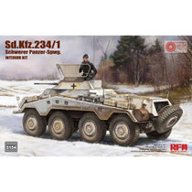 Ryefield Model 1/35 Sd.Kfz.234/1 Schwerer Panzer-Spwg. (Interior Kit)