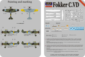 LF Models 1/72 Fokker C.VD Famous Multi-Role Biplane