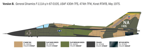 Italeri 1/72 F-111A Aardvark