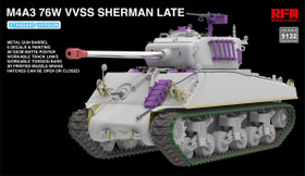 Ryefield Model 1/35 M4A3 76W VVSS Sherman Late Standard Version