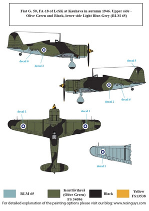 S.B.S model 1/48 Finnish Fighters - Post War Markings siirtokuvat