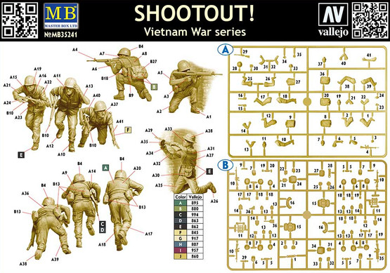 Master Box 1/35 Shootout! Vietnam War Series
