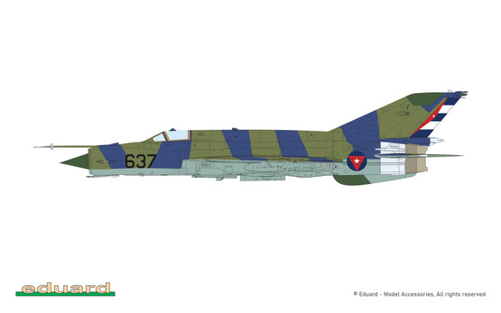 Eduard 1/72 MiG-21bis (Limited Edition DUAL COMBO)
