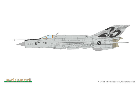 Eduard 1/72 MiG-21bis (Limited Edition DUAL COMBO)