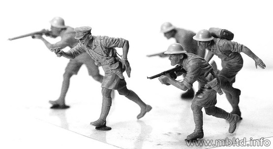Master Box 1/35 British Infantry in Action, WWII Era, Northern Africa