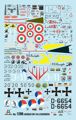 Italeri 1/72 Lockheed Martin F-104 G Starfighter 
