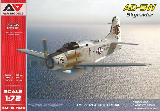 A&A Models 1/72 AD-5W Skyraider