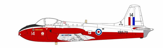 Airfix 1/72 Hunting Percival Jet Provost T.3/T.4