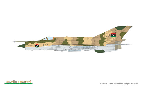 Eduard 1/72 MiG-21bis (Limited Edition DUAL COMBO)
