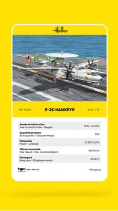 Heller 1/72 E-2C Hawkeye