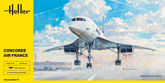 Heller 1/72 Concorde Air France