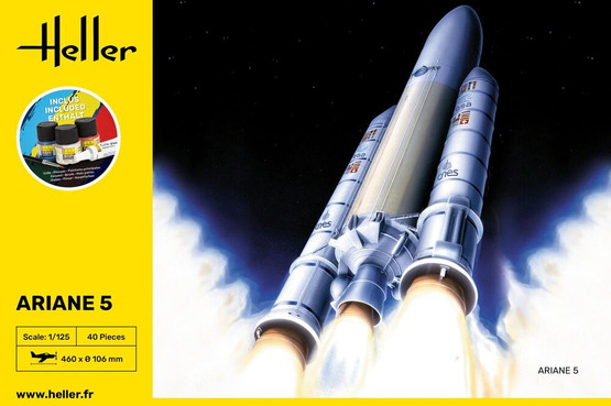 Heller 1/125 Ariane 5 aloituspakkaus