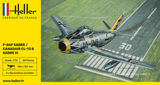 Heller 1/72 F-86F Sabre / Canadair CL-13 B Sabre VI