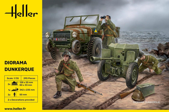 Heller 1/35 Diorama Dunkerque