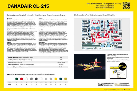 Heller 1/72 Canadair CL-215