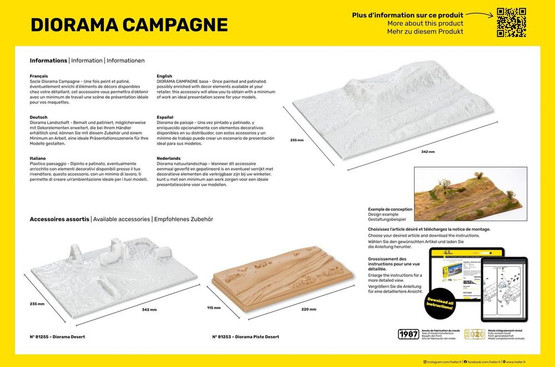 Heller 1/24 / 1/35 Diorama Campagne