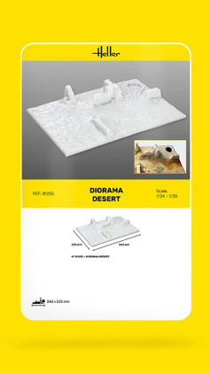 Heller 1/24 / 1/35 Diorama Desert