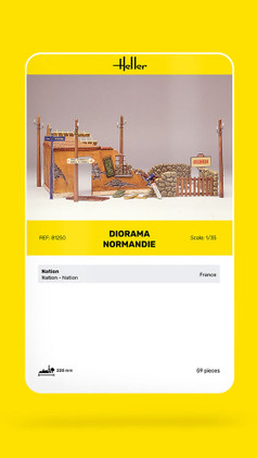 Heller 1/35 Diorama Normandie