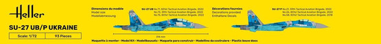 Heller 1/72 SU-27 UB/P Ukraine