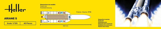 Heller 1/125 Ariane 5 aloituspakkaus